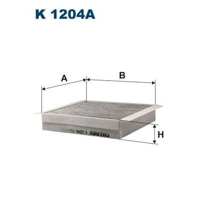 Billede af FILTRON K 1204A Kabinefilter Aktivkulfilter 198 202 40 SMART: City Coupe