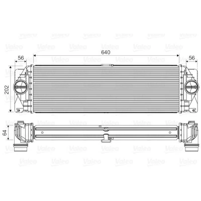 Billede af VALEO 818341 Intercooler uden EGR ventil