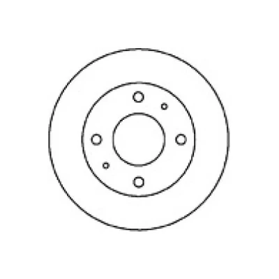 Billede af MAPCO 25520 Bremseskiver foraksel 257 22 4 114,3 ventileret