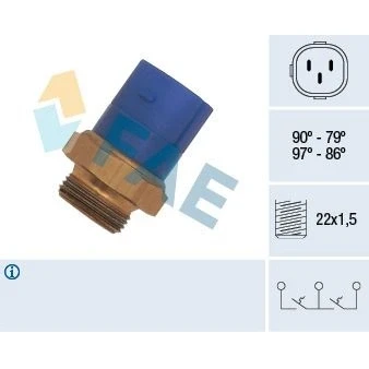 Billede af Temperaturkontakt, kølerventilator FAE 38170