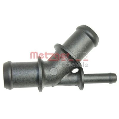 Billede af METZGER 4010064 Kølemiddelflange PA 66 GF 30 VOLKSWAGEN: Golf 4, Bora Variant, Multivan 5 (7HM, AUDI: A2, A3 Hatchback, SKODA: Octavia 1 Combi