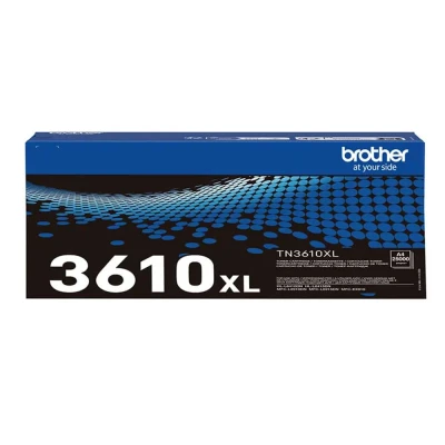 Billede af Brother TN3610XL sort toner 25.000 sider Original TN 3610XL