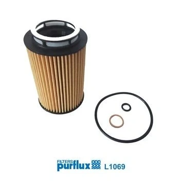 Billede af PURFLUX L1069 Oliefilter Filterindsats BMW: 5 Sedan, Touring, X5