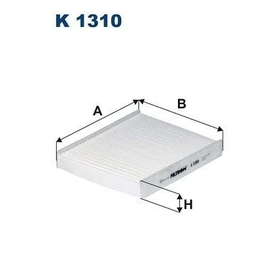 Billede af FILTRON K 1310 Kabinefilter Partikelfilter 216 186 30 TOYOTA: C HR, Corolla XII Stationcar, Yaris IV, SUZUKI: Swace, MAZDA: CX 9