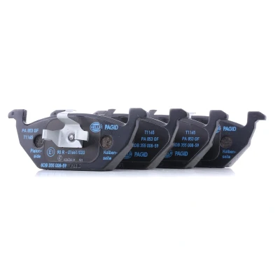 Billede af HELLA 8DB 355 008 591 Bremseklodser Ikke forberedt til slidindikator VOLKSWAGEN: up! Hatchback, Polo V Golf 4, SKODA: Fabia 2