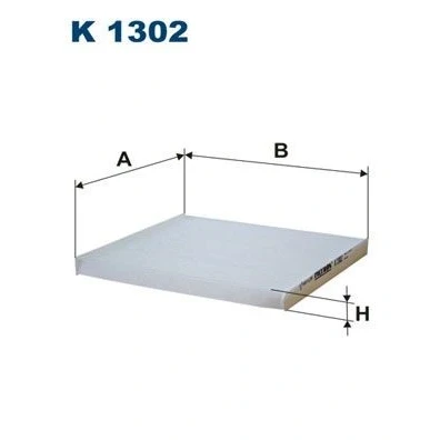 Billede af FILTRON K 1302 Kabinefilter Partikelfilter 210 226 20 NISSAN: MICRA 4, 3, Note II Hatchback