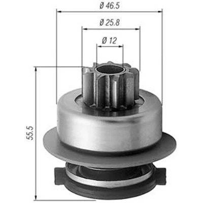 Billede af MAGNETI MARELLI 940113020256 Spidshjul, starter