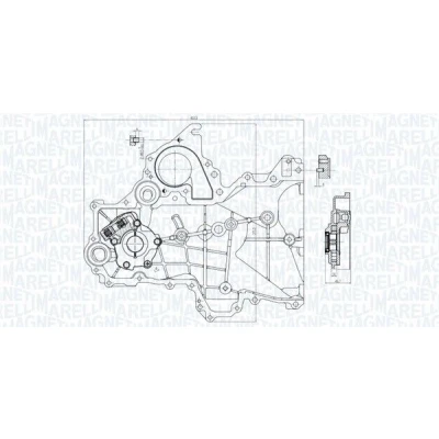 Billede af Oliepumpe MAGNETI MARELLI 351516000155