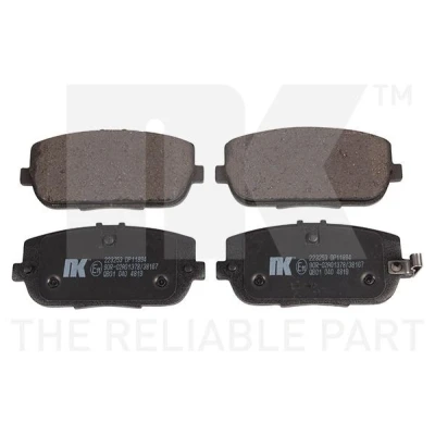 Billede af NK 223253 Bremseklodser med akustisk advarsel for slid uden tilbehør MAZDA: MX 5 IV, 3, IV RF Targa