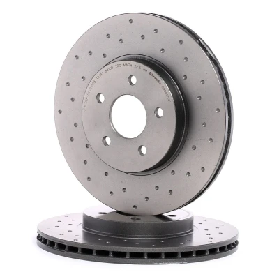 Billede af BREMBO 09.8665.1X Bremseskiver 300 24 5 perforeret/indv. ventileret coatet højkarboniseret FORD: MONDEO 3 Kombi, 3, Stufenheck