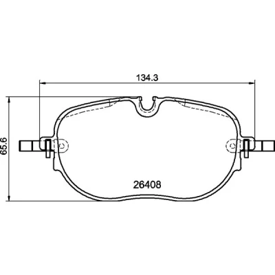 Billede af Bremseklodser BREMBO P 85 195