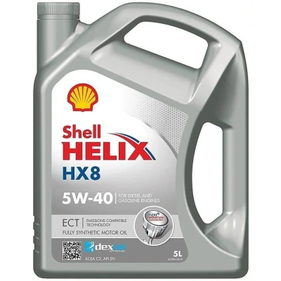 Billede af Shell Helix HX8 ECT 5W 40 5l Motorolie 550046689 BMW: 3 Touring, 1 Hatchback, 5 MERCEDES BENZ: C klasse T modell, E modell