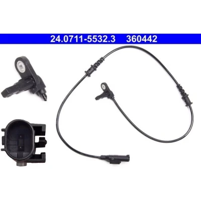Billede af ATE 24.0711 5532.3 ABS Sensor 675 MERCEDES BENZ: Sprinter 3.5 T Bus, Ladvogn/Chassis, Van