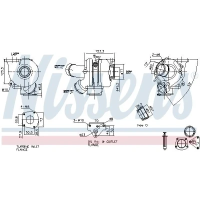 Billede af NISSENS 93729 Turbolader pneumatisk