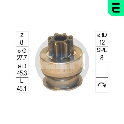 Billede af ERA ZN1695 Friløbsgear, starter