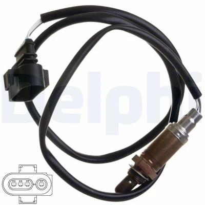 Billede af DELPHI ES10403 12B1 Lambdasonde Fingersonde, opvarmet AUDI: A3 Hatchback, A6 C5 Avant, A4 B5 Sedan