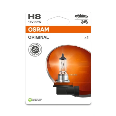 Billede af OSRAM 64212 1BL Pære, fjernlys H8 12V 35W