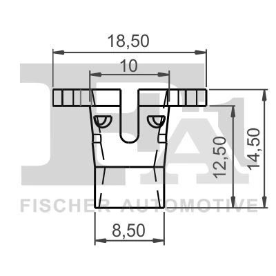 Billede af Clips, side /beskyttelseslister FA1 11 40131.5