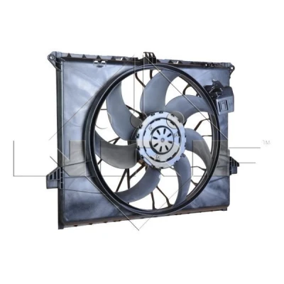 Billede af NRF 47296 Køleventilator 530 12 600 med kølerventilatorramme (karm), Kulløs motor