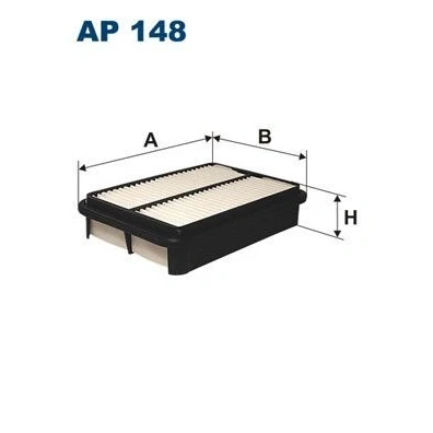Billede af FILTRON AP 148 Luftfilter 52 170 250 Filterindsats MITSUBISHI: OUTLANDER 3, ASX SUV, Lancer 8, TOYOTA: HILUX 5 Pick up, CITROËN: C4 Aircross