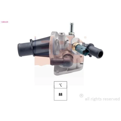 Billede af EPS 1.880.639 Termostat 88 Made in Italy OE Equivalent med pakning SUZUKI: SWIFT 3, IGNIS 2, Splash, OPEL: Meriva A, Combo C Van / Stationcar