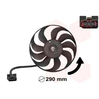 Billede af VAN WEZEL 5888745 Køleventilator 290 12 220/60 VOLKSWAGEN: Golf 4, Polo IV Hatchback, SKODA: Octavia 1 Combi, I Hatchback