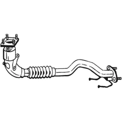 Billede af BOSAL 090 110 Katalysator Euro 4 med monteringsdele VOLKSWAGEN: Golf 5, AUDI: A3 Hatchback