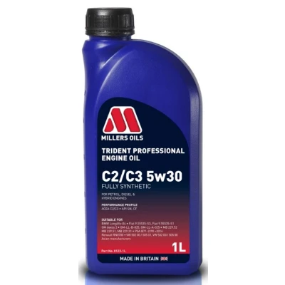 Billede af Millers Oils Trident Professional ECO 5W 30 1l Motorolie 8123 1 FORD: FIESTA 6, C Max 2, FOCUS 3 Turnier, RENAULT: MEGANE Grandtour, Clio 4, 4