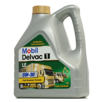 Billede af Mobil Delvac 1 LE 5W 30 4l Motorolie 152252 MERCEDES BENZ: Sprinter 3.5 T Tourer, C klasse modell, E TOYOTA: Aygo