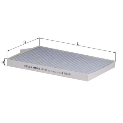 Billede af MAHLE ORIGINAL LAK 469 Kabinefilter Aktivkulfilter 248,0 181 20,0