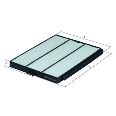 Billede af MAHLE ORIGINAL LA 265 Kabinefilter Partikelfilter 297,0 213 25,0