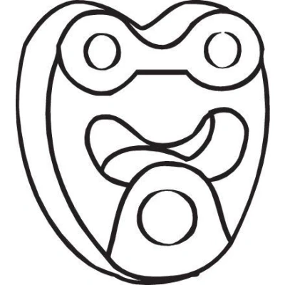 Billede af BOSAL 255 304 Gummibånd, udstødningssystem