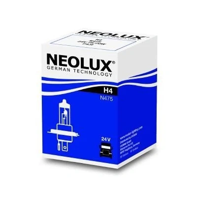 Billede af NEOLUX N475 Pære, fjernlys H4 24V 75 / 70w Halogen MAN: L 2000