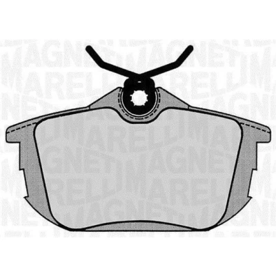 Billede af MAGNETI MARELLI 363916060336 Bremseklodser med indbygget slid advarselskontakt MITSUBISHI: COLT 6, Space Star, Carisma Hatchback