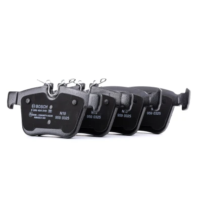 Billede af BOSCH 0 986 494 819 Bremseklodser Low Metallic med anti knirke plade VOLVO: S90 II, XC90 LAND ROVER: Discovery Sport, Range Rover Velar