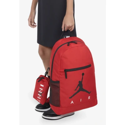 Billede af Jordan AIR School Backpack WITH Pencil CASE Unisex SET Penalhuse til børn, Størrelse: One Size, Gym red