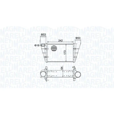 Billede af MAGNETI MARELLI 351319204070 Intercooler