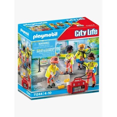 Billede af Playmobil CITY LIFE Rescue TEAM Legetøj til børn, Størrelse: One Size, Multi coloured