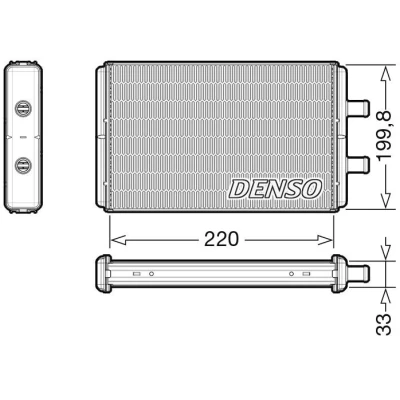 Billede af DENSO DRR12016 Varmeveksler