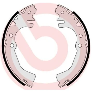 Billede af BREMBO S 16 513 Bremsebakker 165 28 DAIHATSU: Cuore 6, 6