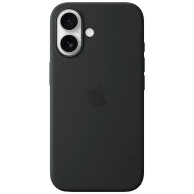 Billede af Apple Silikone Back Cover Sort MagSafe iPhone 16