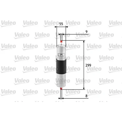 Billede af VALEO 587014 Brændstoffilter Ledningsfilter 8 BMW: 3 Touring, 5 Sedan, Sedan