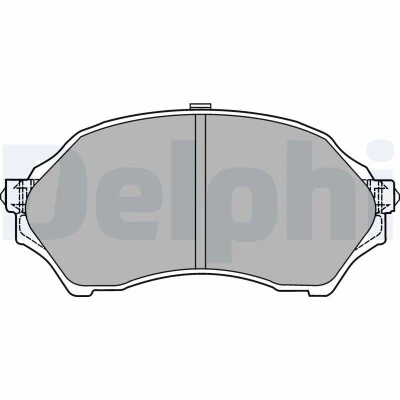 Billede af DELPHI LP1440 Bremseklodser med akustisk advarsel for slid anti knirke plade tilbehør MAZDA: 323 F 6