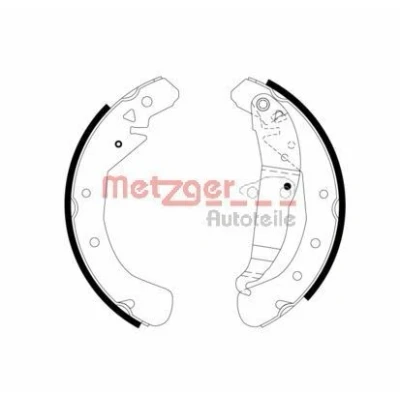 Billede af METZGER MG 967 Bremsebakker bagaksel 230 42 med arm OPEL: Astra G Caravan, H Hatchback, CC