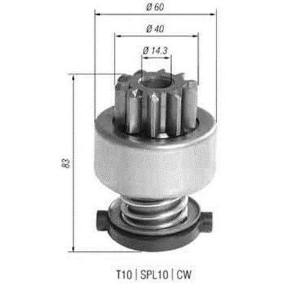 Billede af MAGNETI MARELLI 940113020393 Spidshjul, starter