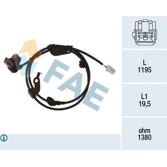 Billede af ABS Sensor FAE 78474