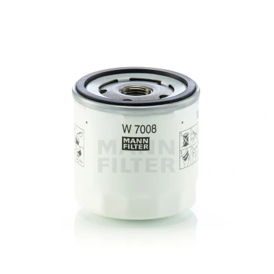 Billede af MANN filter W 7008 Oliefilter 3/4 16 UNF med en returløbs stop ventil Påskruet FORD: Focus 3, 2 Kombi, KUGA 2, VOLVO: C30, S40 II, V70 3