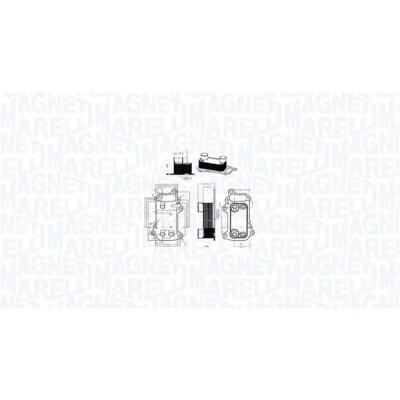Billede af MAGNETI MARELLI 350300003900 Olieradiator BMW: 3 Touring, Sedan, 5 Touring