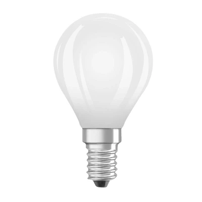 Billede af OSRAM LED pære dråbe mat E14 3,8W 2700K 806lm
