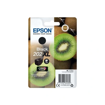 Billede af Epson 202XL sort blækpatron 13,8 ml C13T02G14010 original